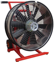 水驅(qū)動排煙機(jī)