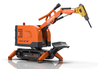 破拆機器人（音視頻傳輸、環(huán)境氣體探測+配備破碎錘、圓盤鋸、液壓剪、夾抓裝置等屬具，具有破拆、切割、剪切、抓取等功能）