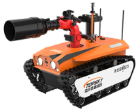 防爆消防滅火偵察機(jī)器人（D6重型，全功能款，雙向語(yǔ)音對(duì)講+語(yǔ)音控制+漏電探測(cè)+火焰識(shí)別+自主跟隨+半自住行走）